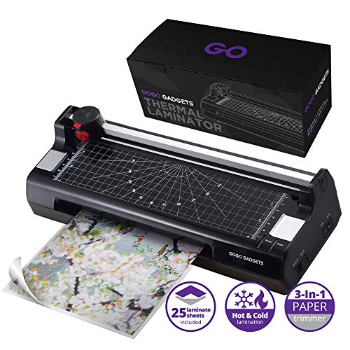 Professional 6-in-1 Laminator Machine | GoGo Gadgets Heavy Duty Lamination Machine with 25