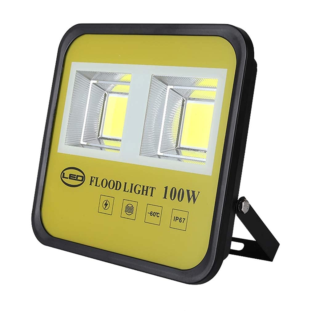 Solarleuchten für den Außenbereich, Startseite LED-Flutlicht Außenstrahler Sicherheitslicht Superhelles Vollwatt-Flutlicht, wiederaufladbares Arbeitslicht(100W)