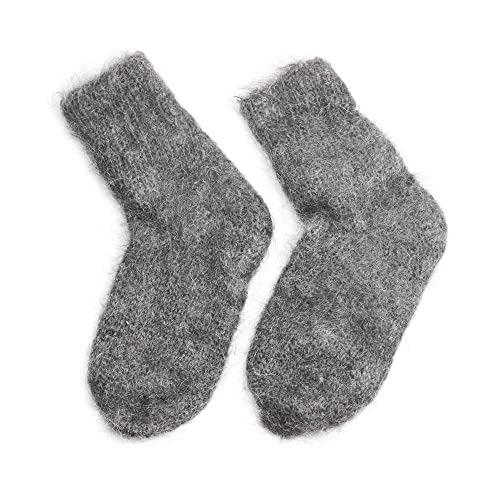 ZARENHOFF Wollsocken aus Ziegenflaum Ziegenwolle Unisex Warme Wintersocken Urjupinske Handgestrickte Socken (as3, numeric, numeric_40, regular, regular) Cover