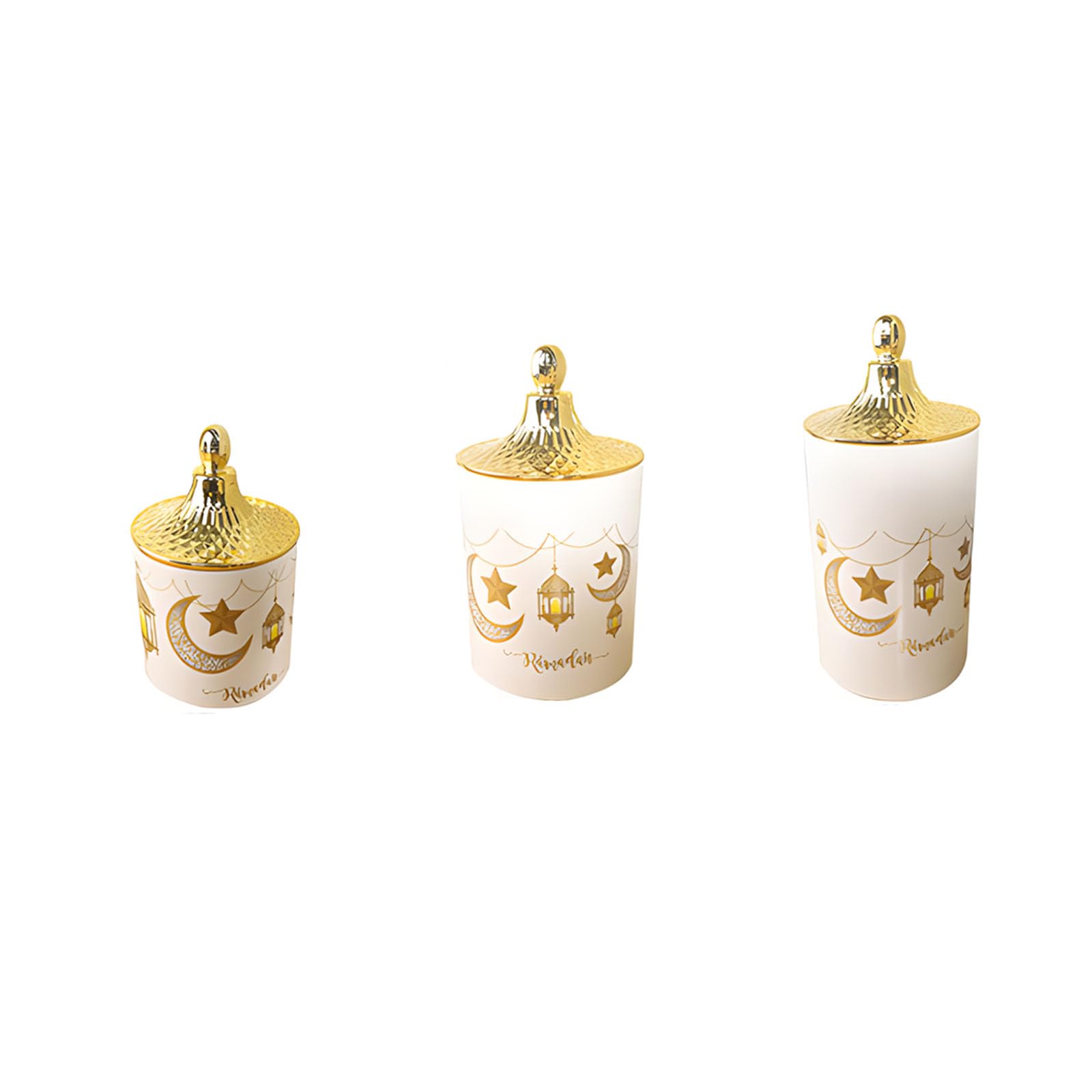 Buxuaaaa Of 3 ABS Hammered Closed Canisters Developed for Effective Food Conservation Strengthened Grip and Elegant Deck Home Settings Environmental Bottles