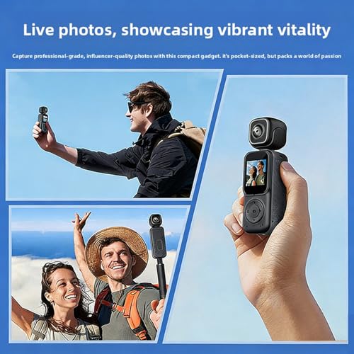 Yunseity ygc70t4ur5 Cámara portátil 4K 180° rotación miniatura 4