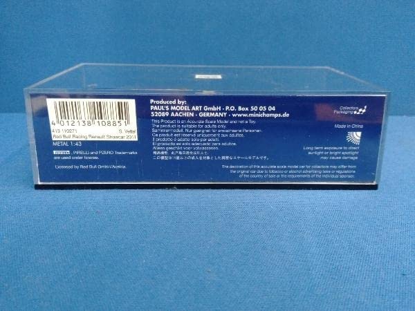 Amazon.co.jp: ミニチャンプス 1/43 レッドブルレーシング