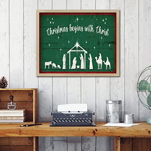 Plaque murale en bois pour rompre la monotonie d'un mur de salle à manger à Noël