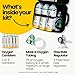 Dog Rescue Oxygen Kit – Portable Oxygen Supply for Pets for Transport and Rescue – Oxygen, Mask, Regulator, Tubing & Travel Case Included (0-11 lbs)