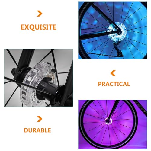Luz LED de rueda de bicicleta para paseos urbanos nocturnos y ciclismo recreativo seguro en ciudad 4