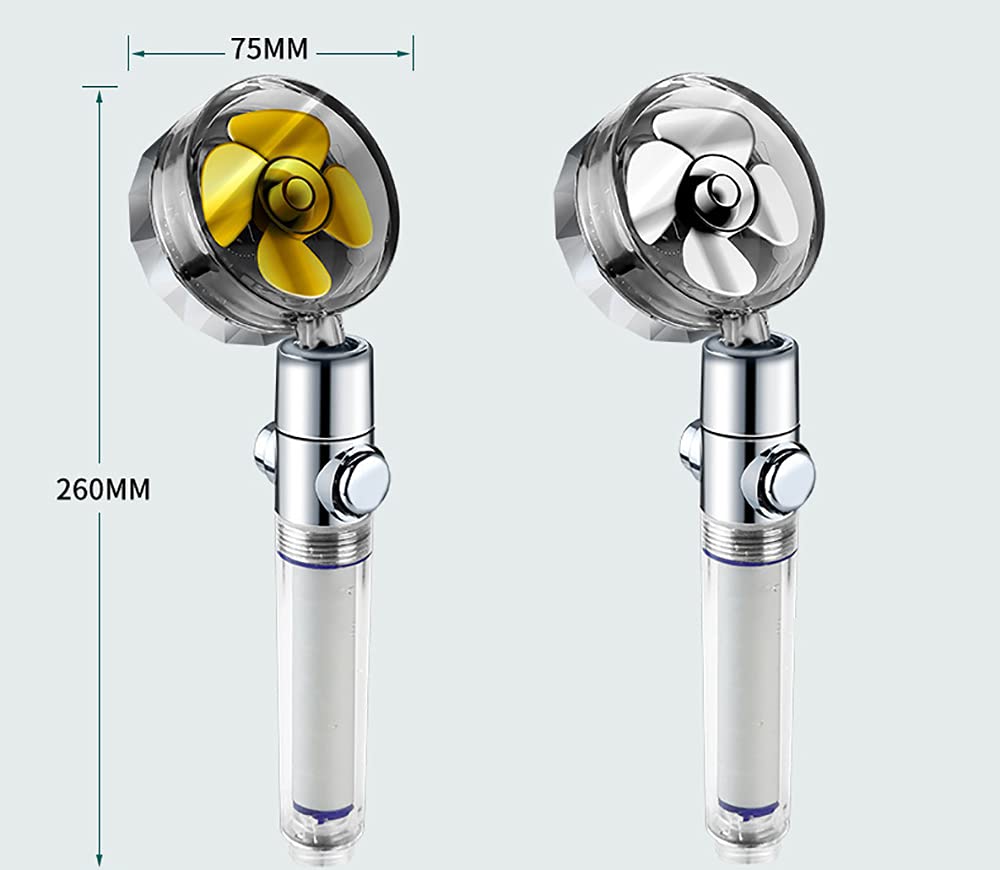 Soffione doccia ad alta pressione da 3 pollici, soffione doccia fisso regolabile con sfera girevole, soffione doccia a pioggia in acciaio inox 304 (80 mm
