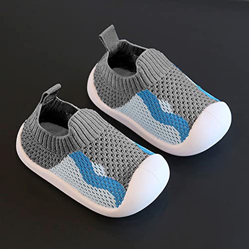 Baby Girls Boys First Walking Shoes Kids Mesh Soft Bottom Breathable Slip On Running Sneaker Leisure Socks Shoes2