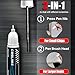 COSLAKE Car Touch Up Paint(Polar White(149/9149)) for Mercedes-Benz, Car Paint Scratch Repair Kit, Quick & Easy Solution to Repair, 2 in 1 Scratch Remover Pen with Color-Matched