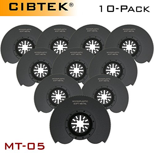 (10 PACK) Segmented Circular Cut Oscillating Multi Tool Saw Blades for Fein Multimaster