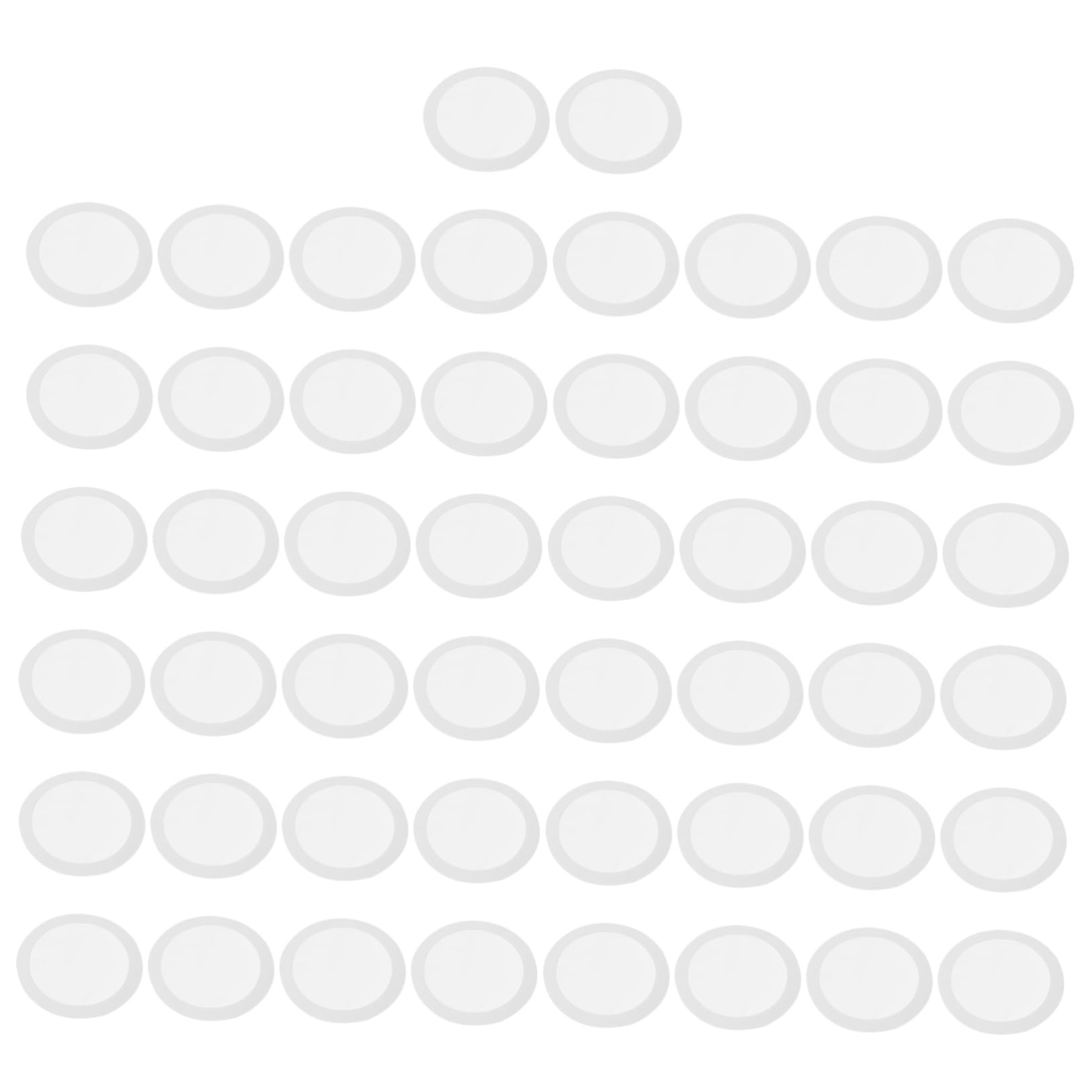 Holibanna 50PCS Kazoo Flute Membranes Transparent Kazoo Diaphragms for Crisp Sound Durable Material Music Instrument Accessories for