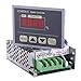 Jeanoko 12-80V DC 30A PWM Motor Speed Controller 21kHz Display Panel Motor Soft Starter Soft Start Governor with Digital Display Panel
