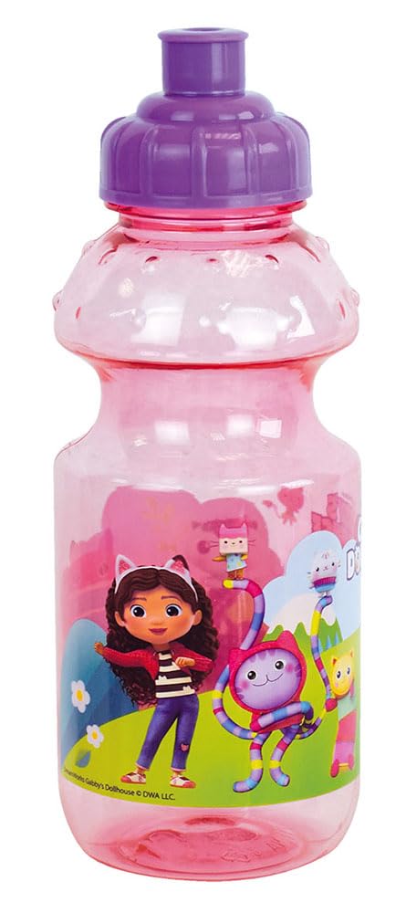 Fun House GABBY ET LA MAISON MAGIQUE REUSABLE BOTTLE 350 ML FOR CHILDREN, PINK