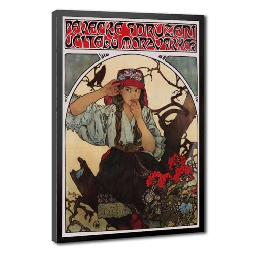 Toile Alphonse Mucha - Chorale des enseignants - Un voyage artistique au salon
