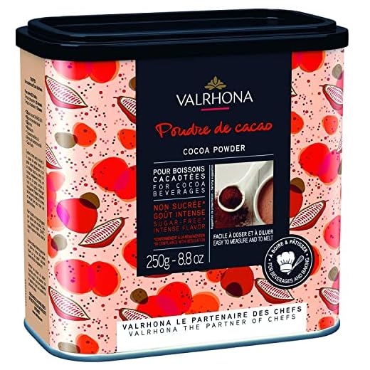 Valrhona Cocoa Powder - 100% Pure Cocoa - 0.25 Kilo