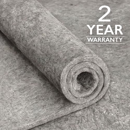 Image of RUGPADUSA - Basics - 9'x12' - 1 /4 inch Thick - 100% Felt - Protective Cushioning Rug Pad - Safe for All Floors and Finishes Including Hardwoods
