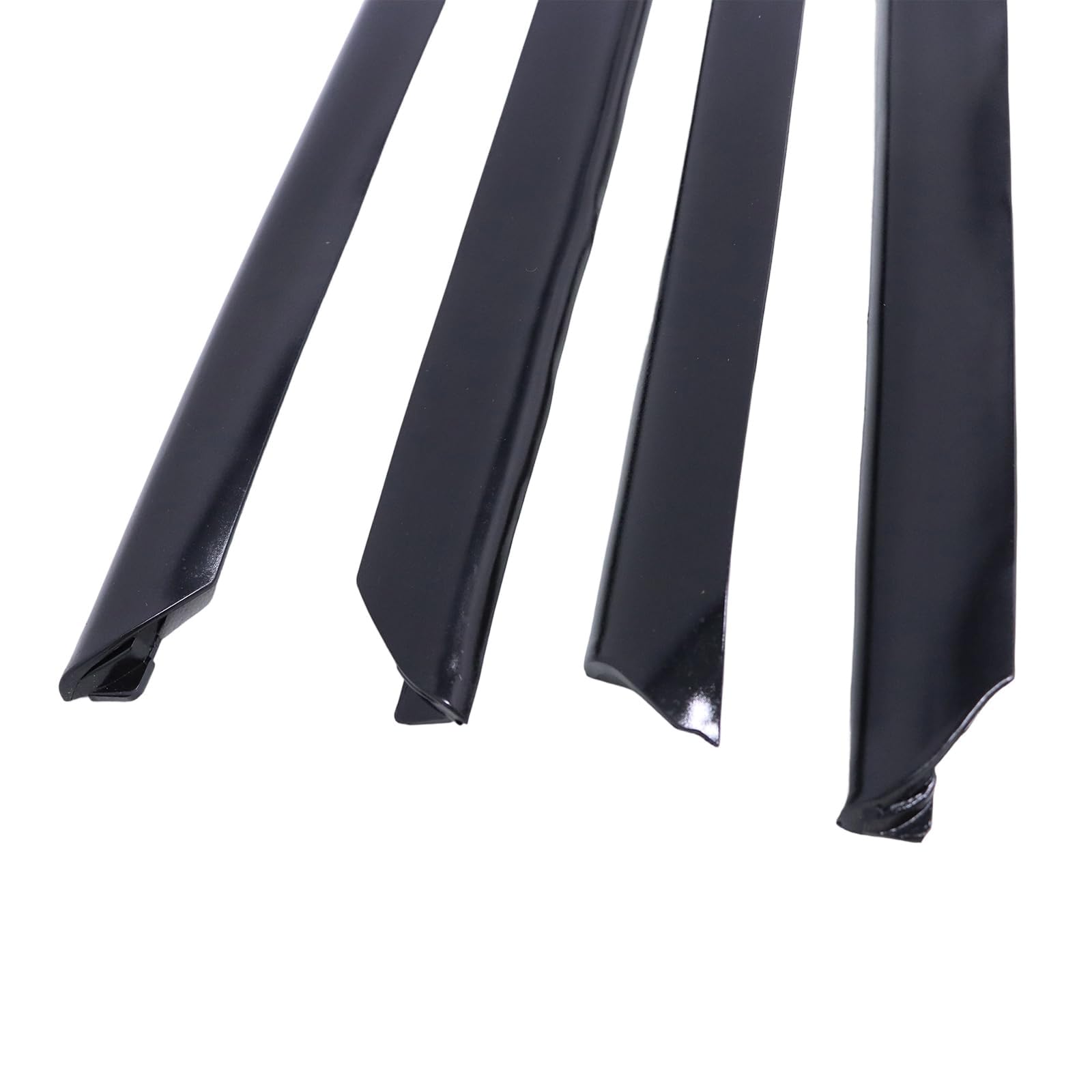 4 x Zierleisten Türleisten + Clips Satz Kompatibel mit Audi A4 B5 Limousine Avant 8D0853959B01C 8D0853960B01C 8D0853969B01C
