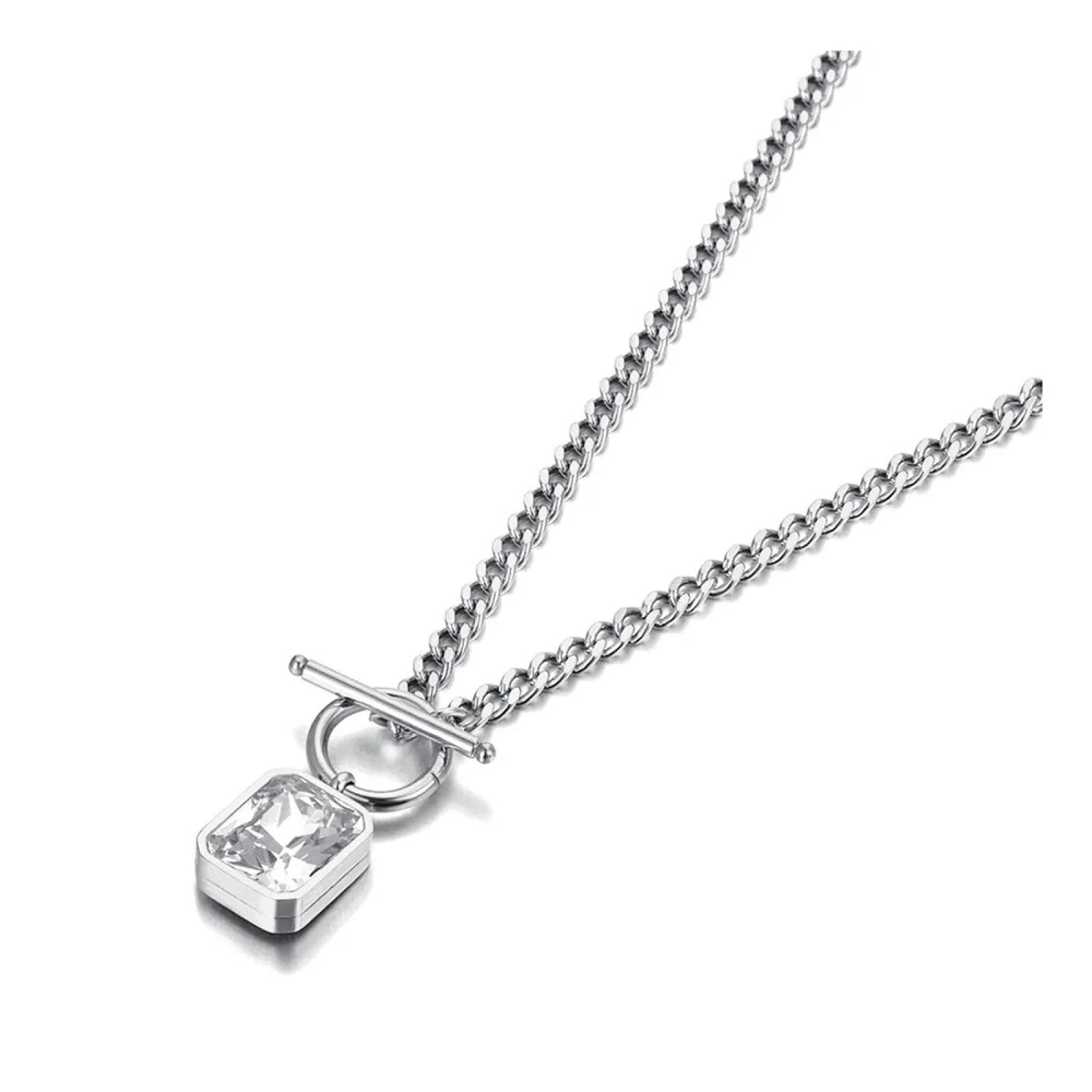 Tendenza Catena Ciondolo Uomo Donna Gioielli Geometrici collane a Pendente Collana di per Donne n21267g-