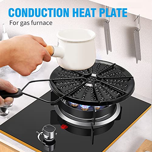 Iron Heat Diffuser For Gas Stove Black Heat Diffuser Plate For Heating Milk Rice Porridge Thin Rice #TOP6