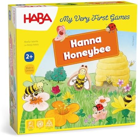 HABA My Very First Games Hanna Honeybee - 2 Cooperative Color Die...