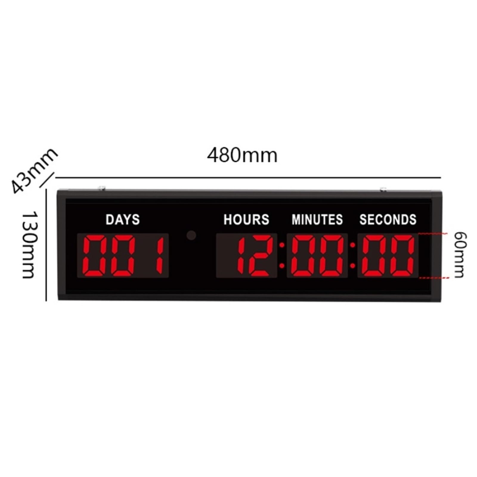 Horario del Gimnasio, Cuenta Regresiva del Temporizador LED, 2 Pulgadas, 9 Dígitos