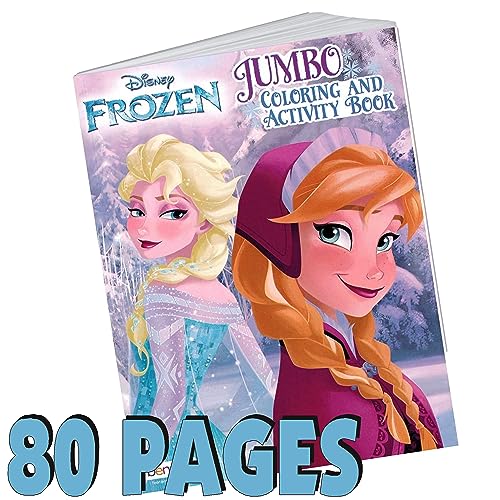 Disney Studios DS-62016 Disney Frozen Coloring Book Set With Frozen Stickers - Bundle Includes Frozen 80-Pg Coloring Book, Frozen Stickers, 3-D Puffy Stickers, Castle Door Hanger, In Gift Bag thumb #2