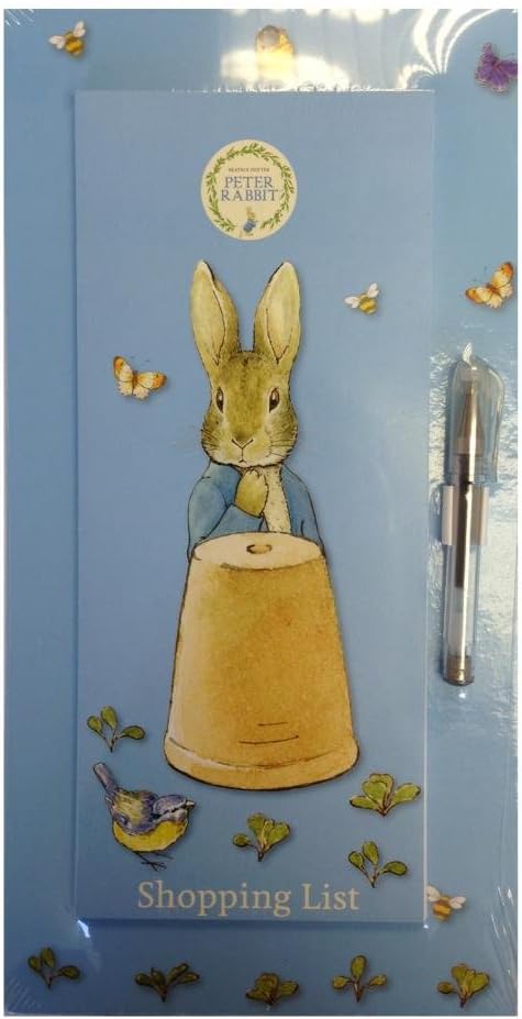 MAGNETIC SHOPPING PLANNER - PETER RABBIT BLUE