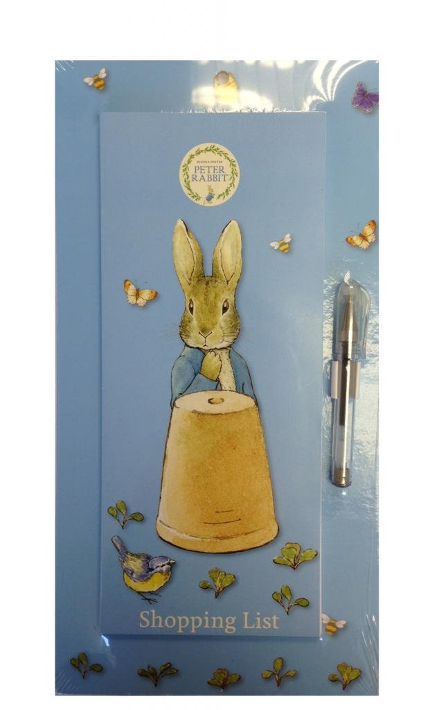 MAGNETIC SHOPPING PLANNER - PETER RABBIT BLUE
