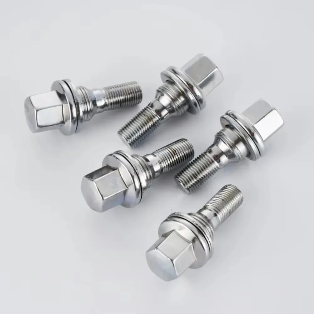 Śruby do Kół dla Peugeota, dla Citroena, śruby dla kół M12x1,25, śruby piasty, sześciokątne, 19 mm, długość 63 mm