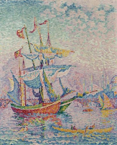 Impression Murale la Corne d'Or : Éveillez Votre Salon avec l'Art de Paul Signac