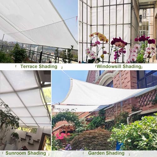 Tela de sombra 95% anti UV malla transpirable con ojales 5x7 m 6