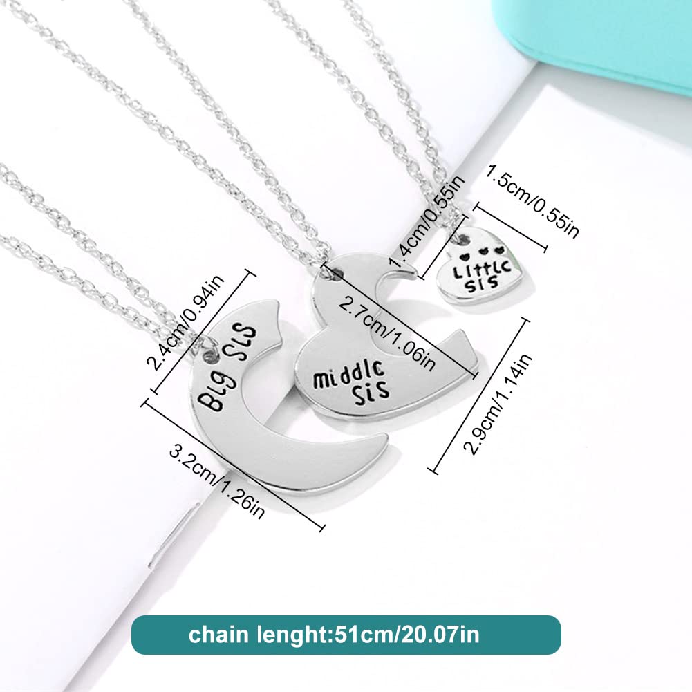 Ensemble Amitié Pendentif Collier Coeur Violet Collier BFF Pour Filles Cadeau D'anniversaire Meilleurs Amis