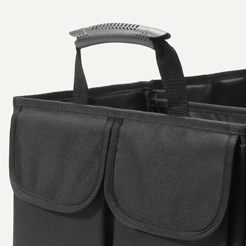 Amazon Basics Trunk Organizer for Car, Multi-Compartment Car Storage, Foldable, 13.5 Gallon, Black - Image 5
