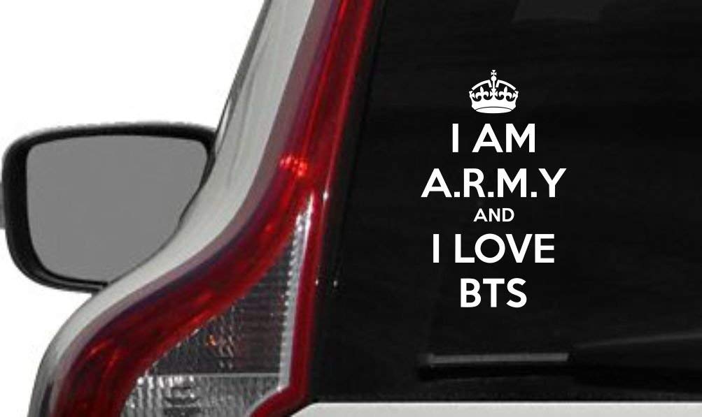 Amazon.co.jp: BTS I am Army Crown 車 ビニール ステッカー デカール