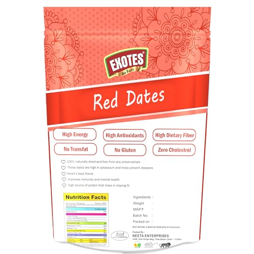 Image of Exotes (Lal Khajoor /Red Dates, Fresh, 400 Gram (2X200G))