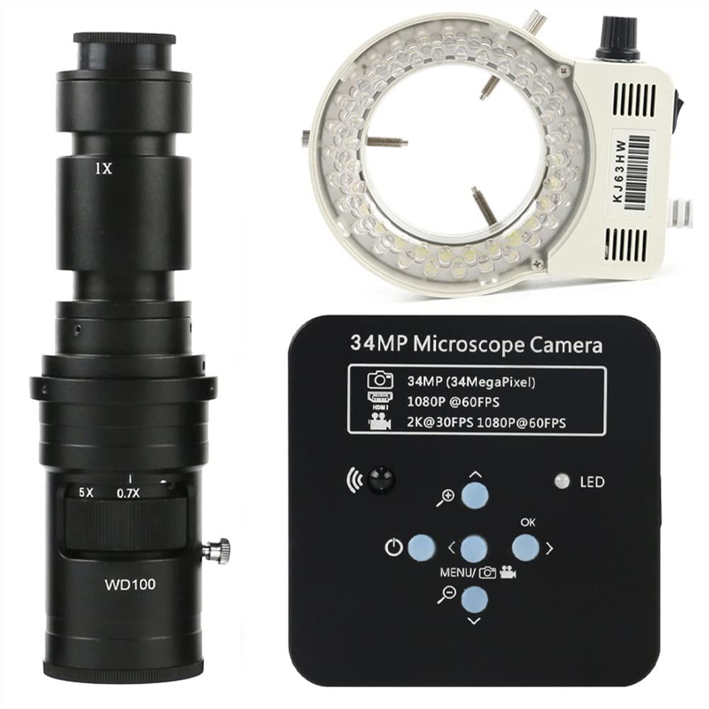 Snapklik.com : Microscope Kit Microscope Video Camera 1080P 60FPS 2K ...