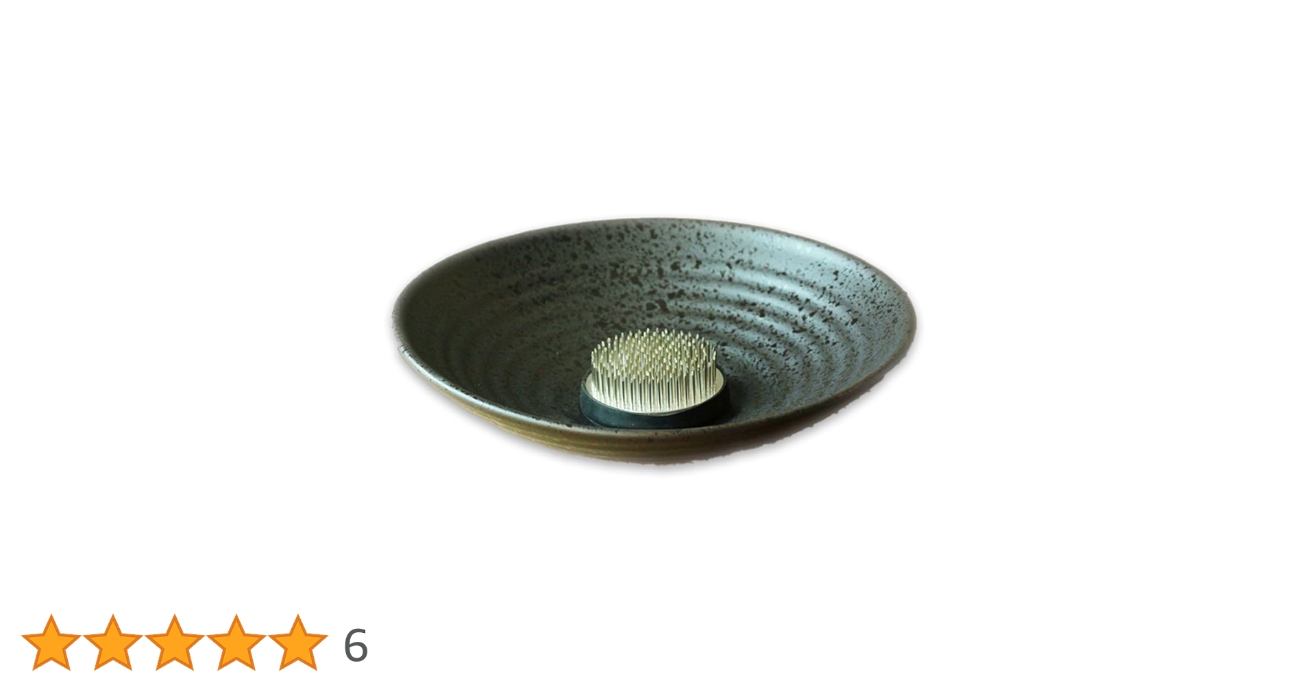 Amazon.co.jp: HIRAISM 生け花 花器 水盤 陶器 楕円形 浅型 黒