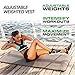 Aduro Sport Adjustable Weighted Vest Workout Equipment, 11lbs-20lbs Body Weight Vest for Men, Women, Kids