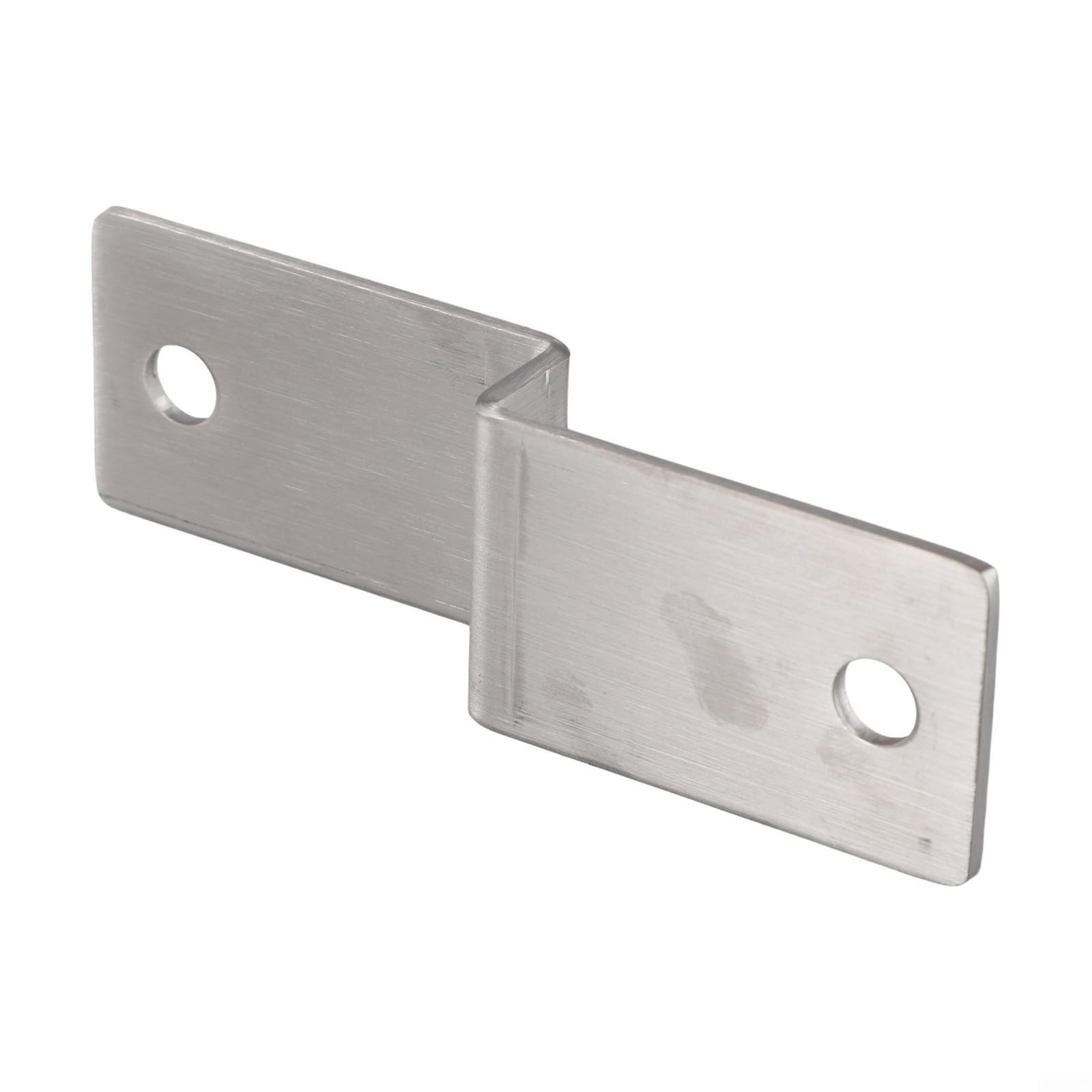 Connettore fisso ad angolo a forma di Z in acciaio inossidabile resistente con spessore di 2 5 mm e finitura liscia per un assemblaggio sicuro dell'armadio (20 mm)