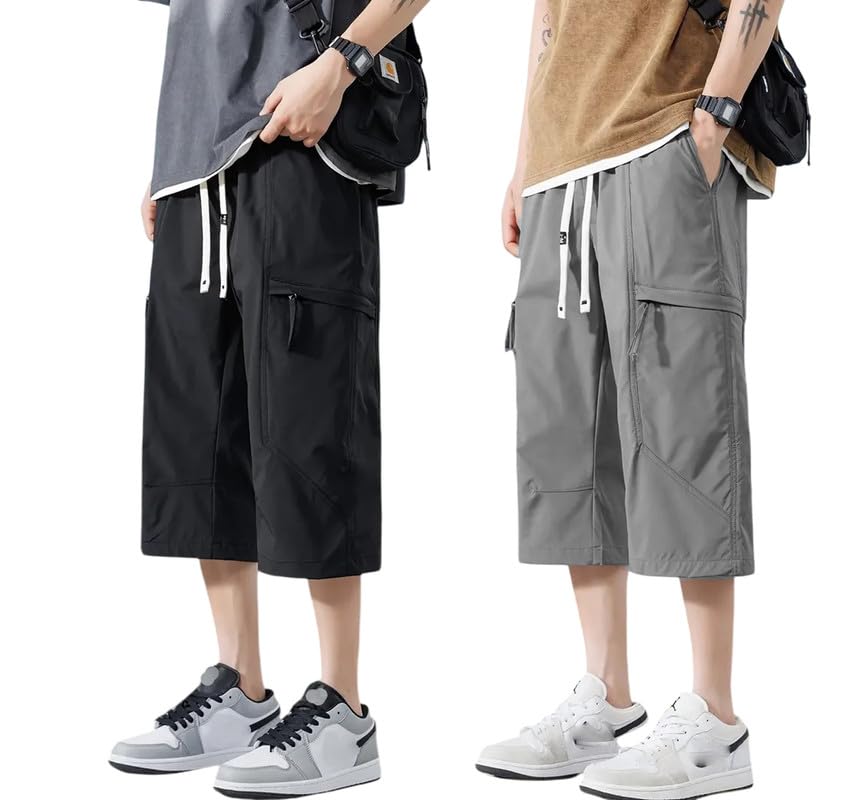 Image of Lymio Men Casual Shorts || Men Cargo Shorts Cotton || Available in Combo Pack of 2 (Shorts-42-45)