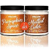 Wax & Wit Fall Candles - Fall Decor, Pumpkin Spice and Mulled Cider Fall Scented Candles for Home-...