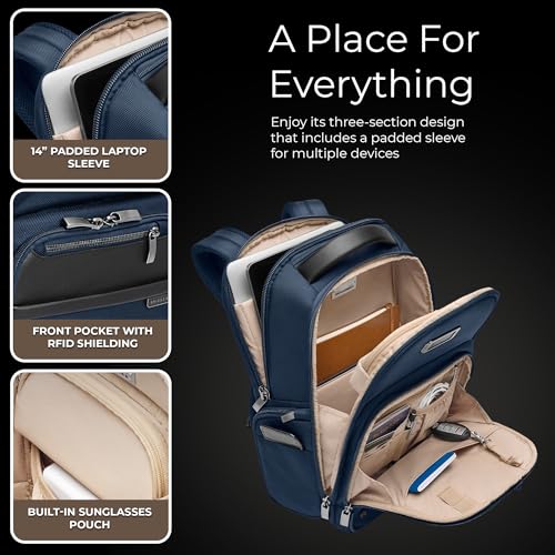 Image of Briggs & Riley @work Medium Backpack, Navy