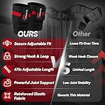 Anraye Elbow Wraps for Weightlifting - 47" Adjustable Compression Straps & Brace for Joint Support (1 Pair), Elbow Wraps Weight Lifting Men Women for Bench Press Powerlifting and Fitness Training - Image 3