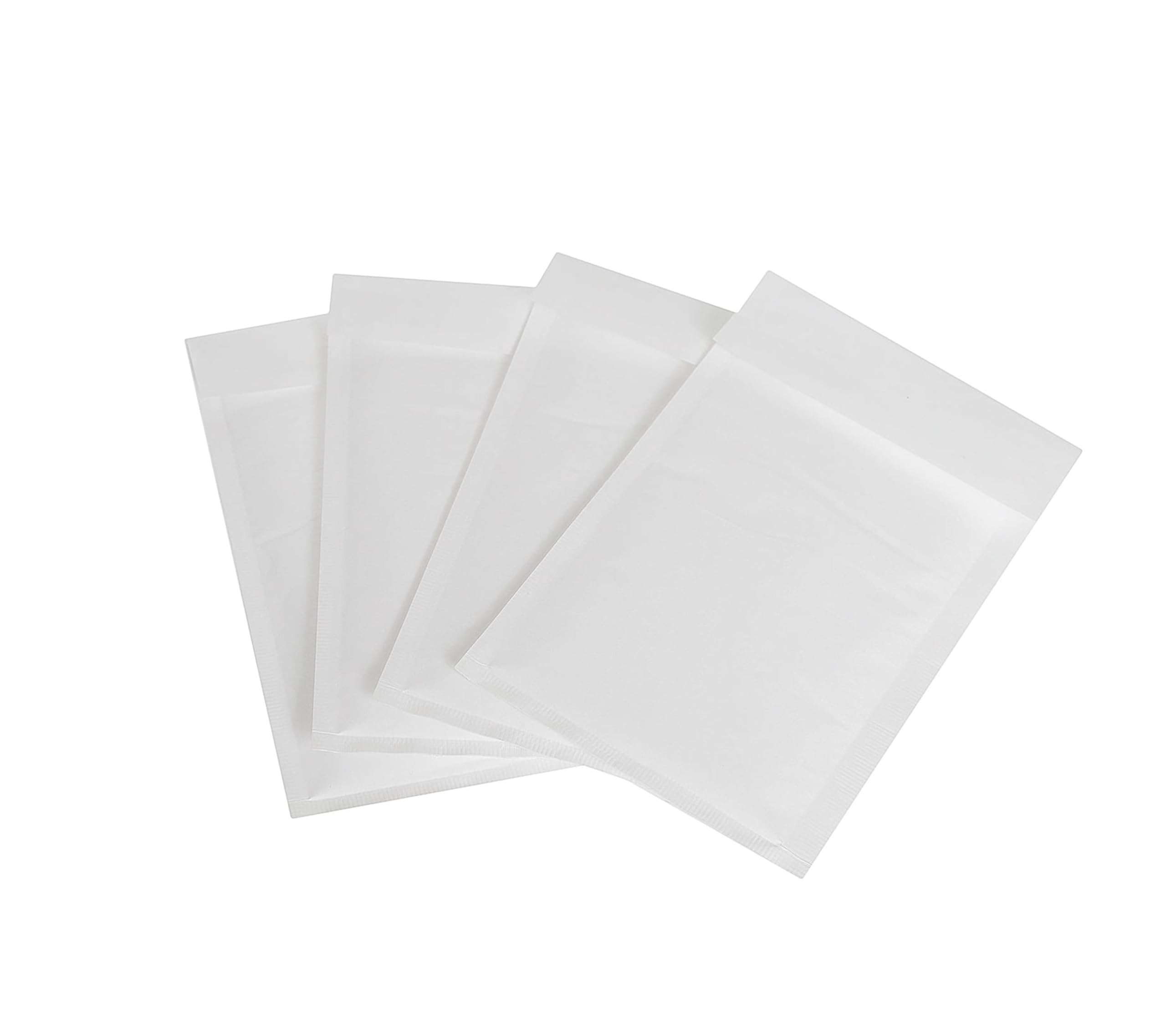 Jeco - Lot de 800 enveloppes à bulles d'air kraft blanches taille B/2 int. 120 x 215 mm pochettes matelassées d'expédition PRO