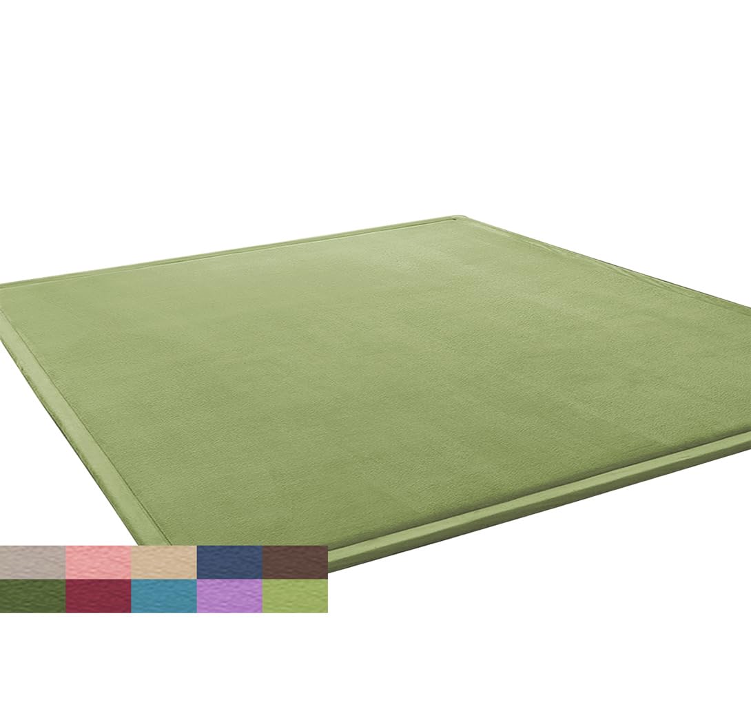 Tapis de sol en velours de corail GGoty d'une épaisseur et douceur premium