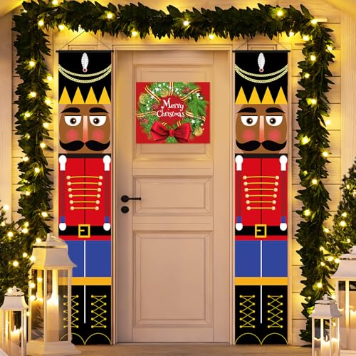 Bannière casse-noisette suspendre pour embellir une entrée vide sans effort pour Noël