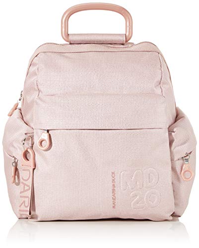 Mandarina Duck Md20 Lux Tracolla  Mochila para Mujer  Rosa  Magnolia   14x26x24 Centimeters