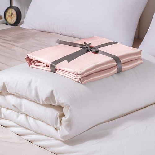 THXSILK - Edredón de seda para invierno, 2 en 1, funda de edredón extraíble de 100 % seda y edredón de 100 % seda