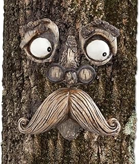 Bits and Pieces - 'Old Man' Tree Hugger - Yard Decorations - Whimsical Tree Sculpture - Garden Decoration - Garden Peeker Yard Art