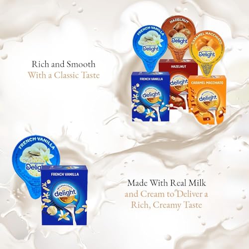 Generic International Delight Coffee Creamers Liquid Non-Dairy Creamer Singles 3 Flavor Assortment (48) Coffee Creamer Singles For Home thumb #4