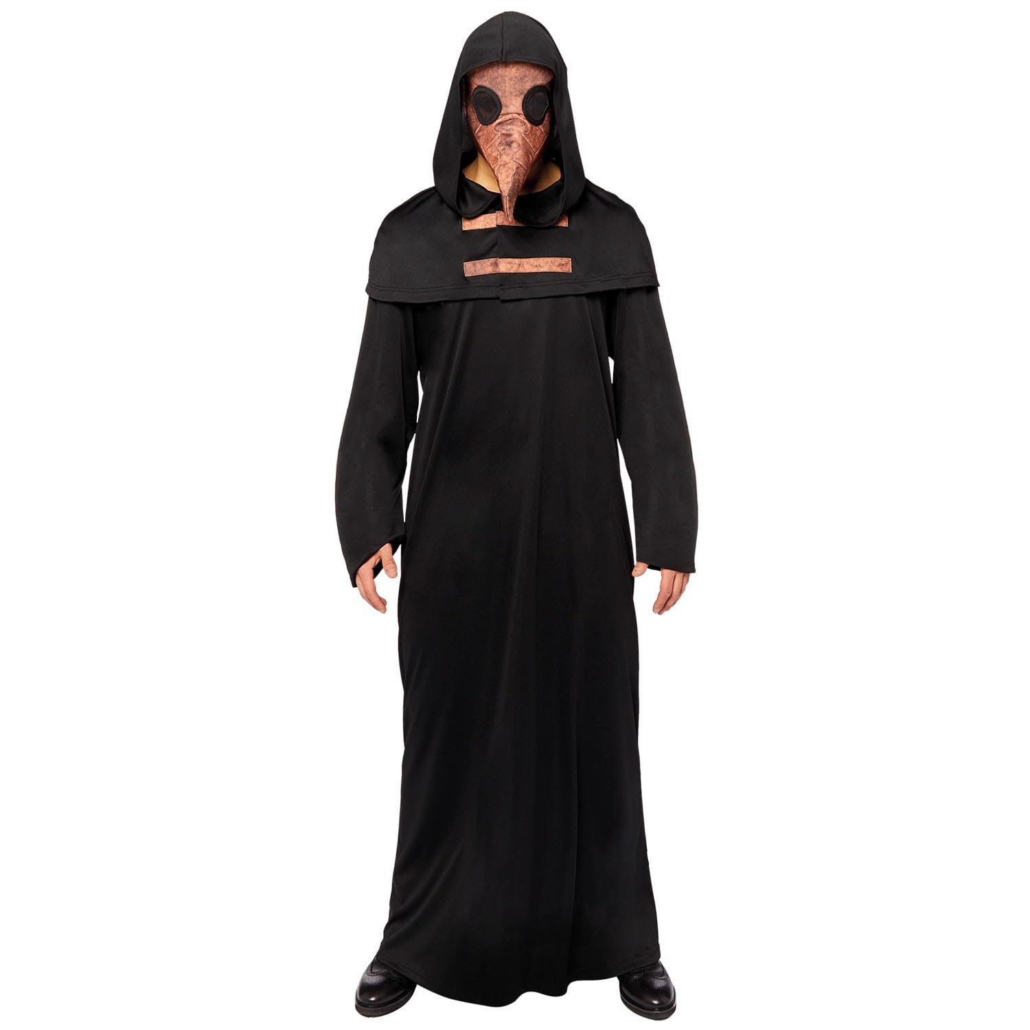 Amscan 9911998 - Men's Plague Doctor Robe & Mask Adults Halloween Fancy Dress Costume Size: Standard